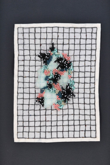 Art textile intitulée "Songe" par Amandine Bouet, Œuvre d'art originale