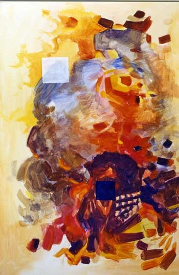 Peinture intitulée "on the face" par Amar Amarni, Œuvre d'art originale
