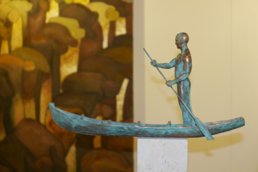 Скульптура под названием "boat" - Alexander Makarenko, Подлинное произведение искусства