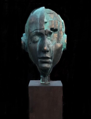 Sculpture intitulée "Soundtrack2" par Alexander Makarenko, Œuvre d'art originale, Bronze