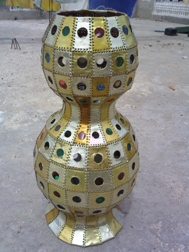 Design intitulée "lampe jarre" par Sobel, Œuvre d'art originale