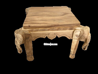 Design mit dem Titel "Table basse / bout…" von Ambition D'Art, Original-Kunstwerk, Holz