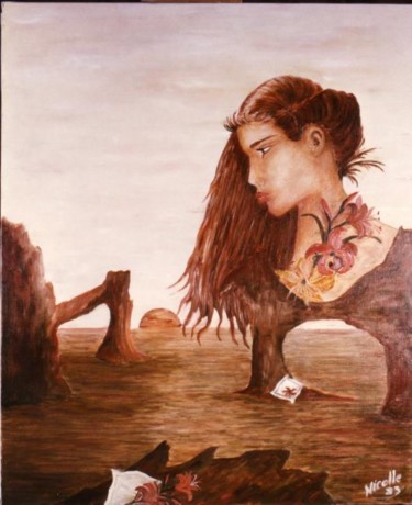 Peinture intitulée "Séparation" par Nicolle Amblard-Chomeyrac, Œuvre d'art originale