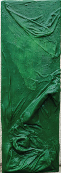Malerei mit dem Titel "POISON EVY" von Ambre N’Doumbe, Original-Kunstwerk, Gouache Auf Keilrahmen aus Holz montiert