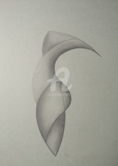 Drawing titled "L'ENVOLEE" by Ambre Saint Martin, Original Artwork, Pencil