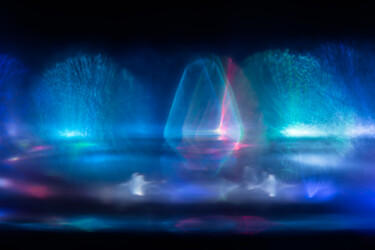 Photography titled "jets d'eau" by Amel Milady (Le mutagraphe), Original Artwork, Non Manipulated Photography