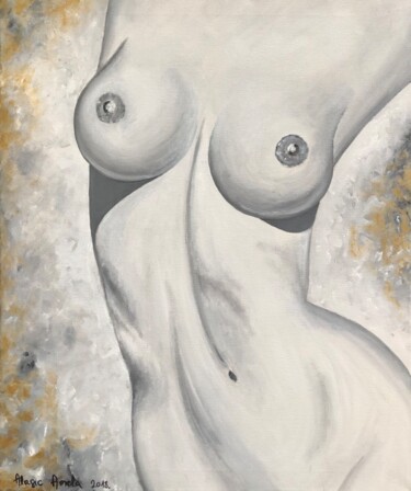 Картина под названием "“Body”" - Amela Muranovic Alagic, Подлинное произведение искусства, Акрил