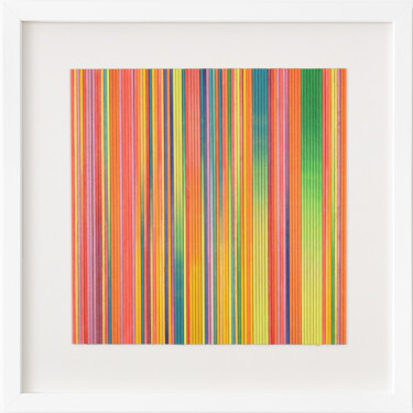 Malerei mit dem Titel "Irregular abstract…" von Amelia Coward, Original-Kunstwerk, Acryl Auf Holzplatte montiert
