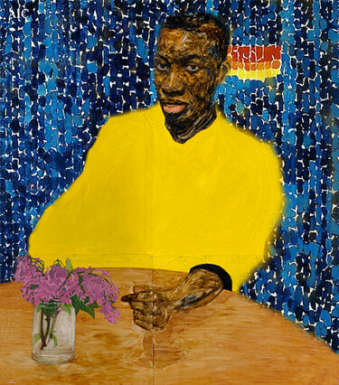 Digital Arts titled "Mr. Wendell" by Amelia Latiff, Original Artwork, Digital Painting