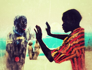 Цифровое искусство под названием "Le Mirage" - Amelia Latiff, Подлинное произведение искусства, Цифровая живопись