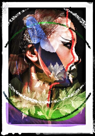 Arte digitale intitolato "La Calavera" da Amelia Latiff, Opera d'arte originale, Lavoro digitale 2D