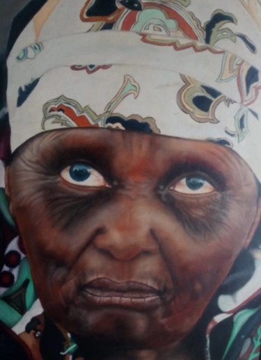 Blind Painting titled "Blind" by Amelia Bothma, Original Art, Oil