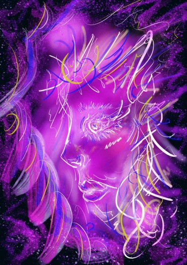 Digital Arts titled "Fantastique" by Amélie Augery, Original Artwork, Digital Painting