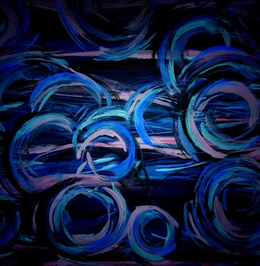 Digital Arts titled "Rounds" by Amélie Augery, Original Artwork, 2D Digital Work