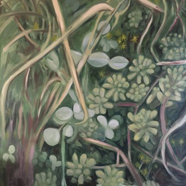 Painting titled "Nature disciple #01" by Amelie Daullé Courtin, Original Artwork, Oil