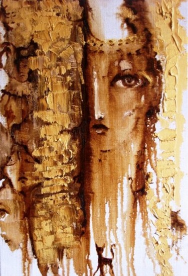 Pintura titulada "Дочь солнца" por Ametis, Obra de arte original, Oleo