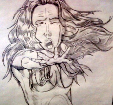 Drawing titled "desperation" by Amey, Original Artwork