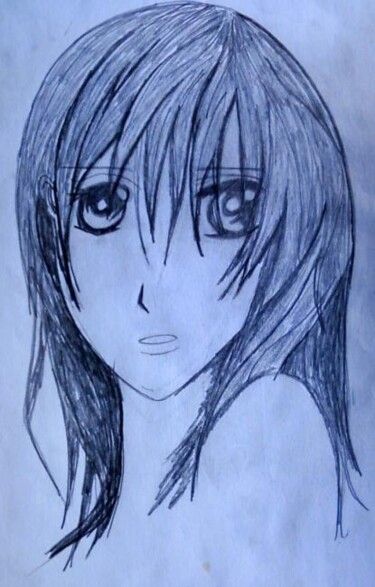 Drawing titled "anime" by Amey, Original Artwork