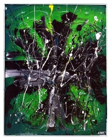 Malerei mit dem Titel "Abstraction X" von Ameziane Tabet, Original-Kunstwerk, Acryl