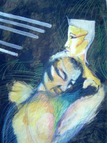 Pittura intitolato "gfg" da Cristina Amicucci, Opera d'arte originale