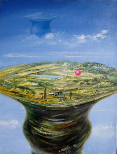 Картина под названием "gardeners heaven" - Alexandr Mikushev, Подлинное произведение искусства, Масло
