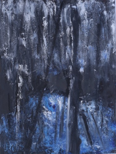「"ГЛУШЬ". Пейзаж, ка…」というタイトルの絵画 Анна Минаеваによって, オリジナルのアートワーク, アクリル