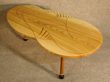 Design intitulée "Table Design N°18" par Amir Dzafic, Œuvre d'art originale, Meuble