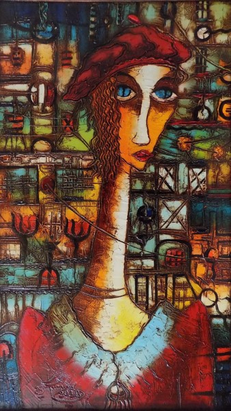 Pintura titulada "20. 40x70" por Georgy Amiridze, Obra de arte original, Oleo