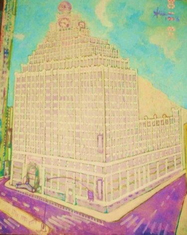 Peinture intitulée "The Paramount." par Amir Wahib, Œuvre d'art originale