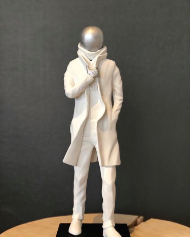 La main d’argent Sculpture titled "La main d’argent" by Amlauga, Original Art, Plaster