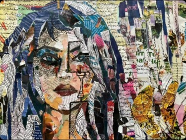 Collages titulada "Spark" por Ammpryt Art, Obra de arte original, Collages