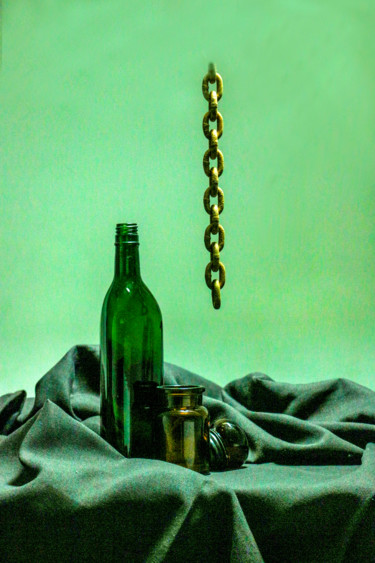 Photography titled "Brown Bottle" by Anthony Amor, Original Artwork, Digital Photography