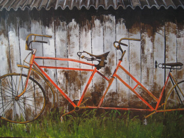 Painting titled "Tandem" by Amparo Borras Casbas, Original Artwork, Acrylic