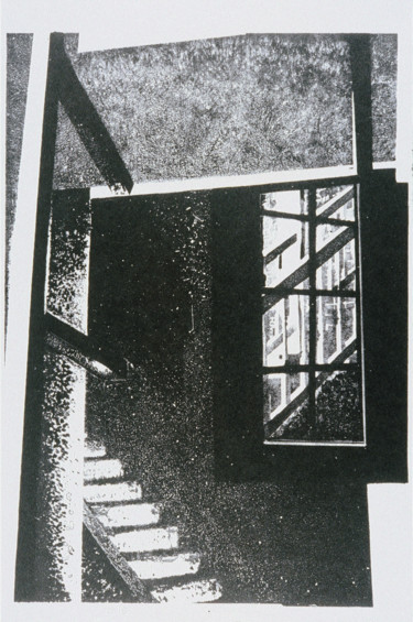 Gravures & estampes intitulée "15-from-printed-spa…" par Ana Maria Amorim, Œuvre d'art originale, Lithographie