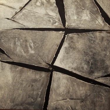 Painting titled "Limestone pavement…" by Sylvianne Abrias Murat, Original Artwork