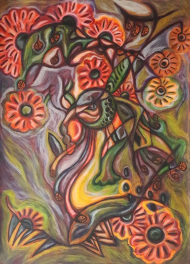 Painting titled "9號" by Angel, Original Artwork, Acrylic