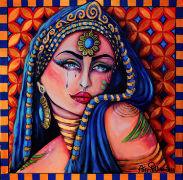 Painting titled ""THE WARRIOR PRINCE…" by Amy Polling, Original Artwork, Acrylic