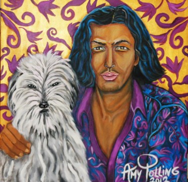 Painting titled ""BEST FRIENDS"" by Amy Polling, Original Artwork, Oil