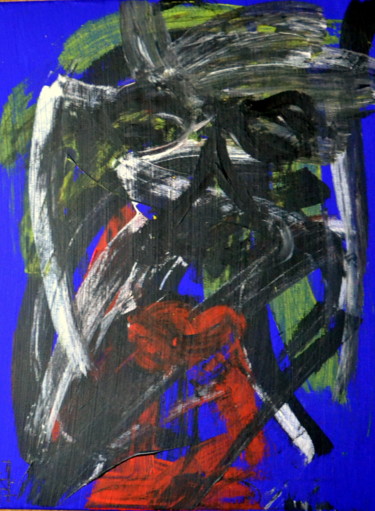 Malarstwo zatytułowany „Tuareg” autorstwa Hans-Jürgen Grossmeyer, Oryginalna praca, Akryl