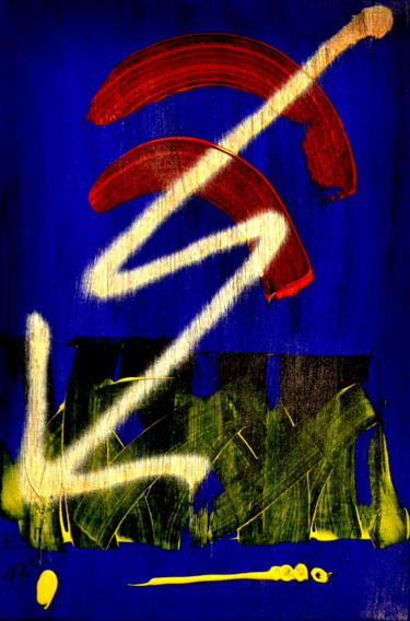 Malerei mit dem Titel "Agreement" von Hans-Jürgen Grossmeyer, Original-Kunstwerk, Acryl