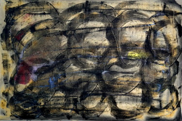 Картина под названием "Dekonstruktion" - Hans-Jürgen Grossmeyer, Подлинное произведение искусства, Акрил