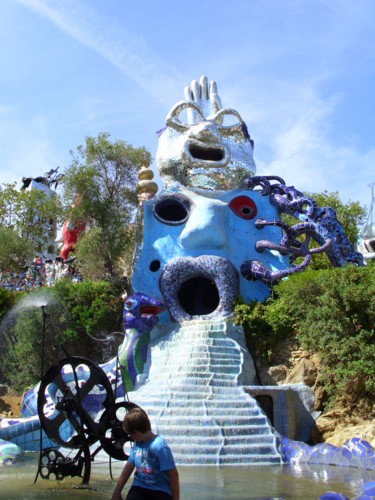 Photographie intitulée "Giardino dei Tarocc…" par Hans-Jürgen Grossmeyer, Œuvre d'art originale