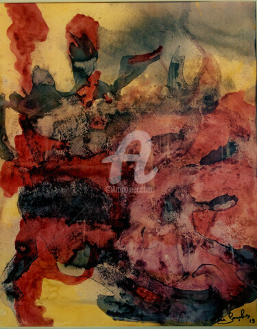 Pintura intitulada "Ilusões 1" por Ana Gonçalves, Obras de arte originais, Acrílico