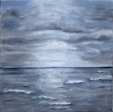 Pintura titulada "Norwegian sea." por Ana Del Castillo Ibarrola, Obra de arte original, Acrílico