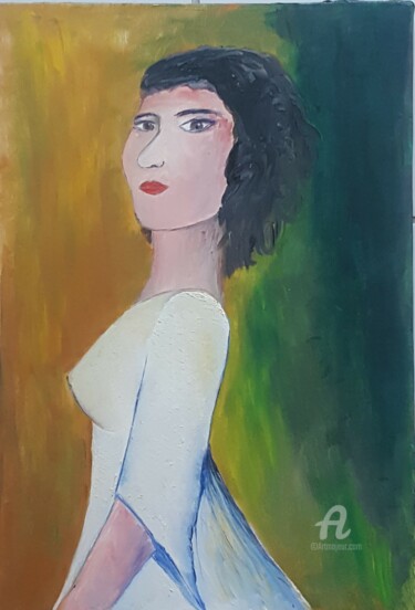 Peinture intitulée "Amélia" par Ana Ferrarezzi, Œuvre d'art originale, Huile