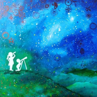 Pittura intitolato "Star" da Ana Gomes, Opera d'arte originale, Acrilico