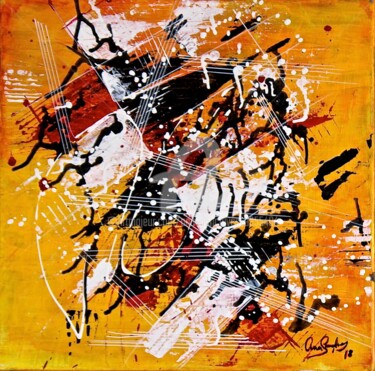 Painting titled "Symphonie / Sinfonia" by Ana Gonçalves, Original Artwork, Acrylic