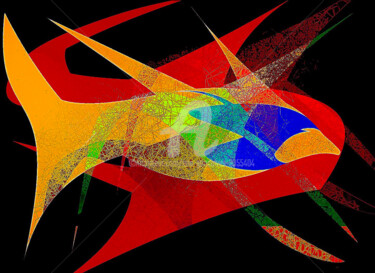 Digitale Kunst mit dem Titel "Illusion5" von Ana Gonçalves, Original-Kunstwerk, Digitale Malerei