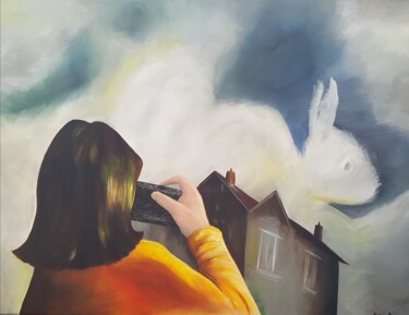 "The Rabbit" başlıklı Tablo Ana Isabel Neto tarafından, Orijinal sanat, Akrilik