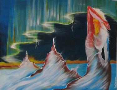 Pintura intitulada "Aurora - Acrilico s…" por Ana Mar, Obras de arte originais